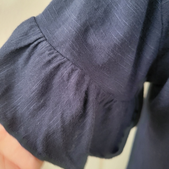 LOFT | SOFT FLOWY TOP navy medium - Picture 7 of 9